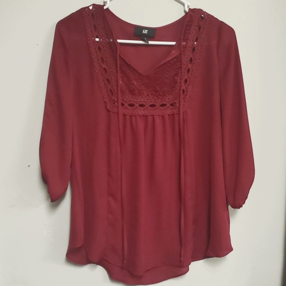 Maroon blouse
